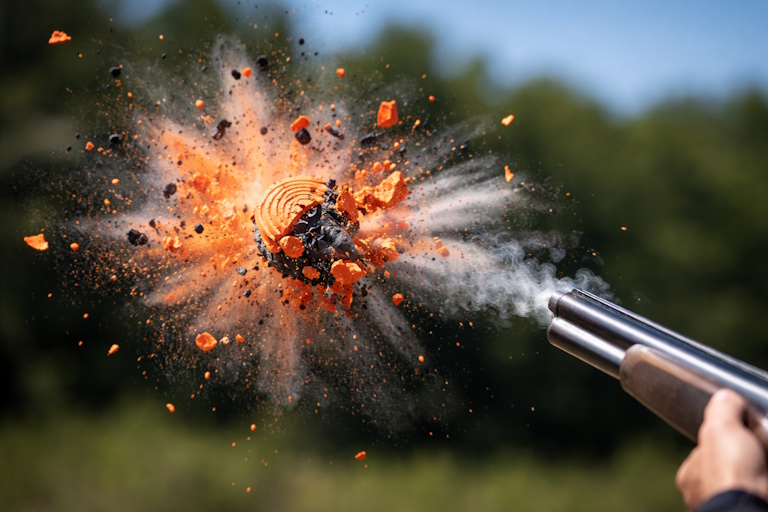 Clay pigeon shooting